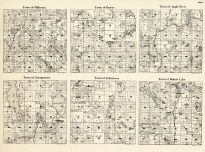 Polk County - Milltown, Beaver, Apple River, Georgetown, Johnstown, Balsam Lake, Wisconsin State Atlas 1930c